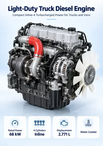 4JB1T / JE493 Light-Duty Truck Diesel Engine
