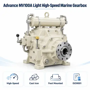 Advance MV100A Light High-Speed Marine Gearbox