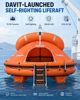 Davit-Launched Self-Righting Inflatable Liferaft ADLSR Series (12–39 Persons)