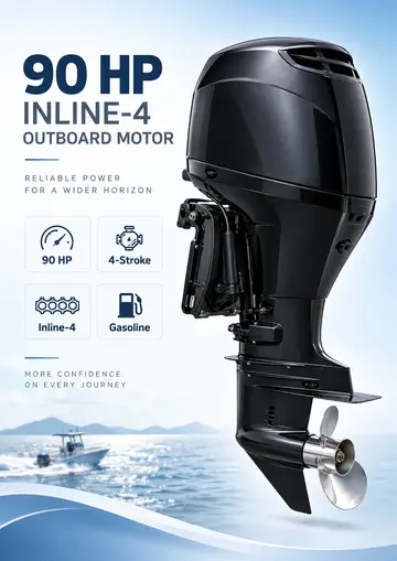 DF90A 4-Stroke Inline-4 Outboard Motor