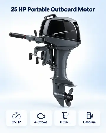 Mercury 25 EFI FourStroke Portable Outboard Motor (25 HP)