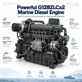 SDEC G128ZLCa2 Marine Diesel Engine (236 kW)