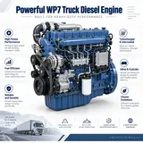 Weichai WP7.270E40 Truck Diesel Engine (199 kW / 270 hp)