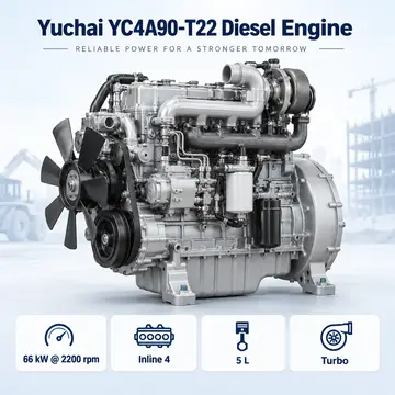 Yuchai YC4A90-T22 Diesel Engine — 66 kW