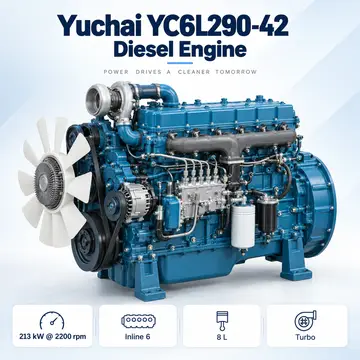 Yuchai YC6L290-42 Diesel Engine — 213 kW