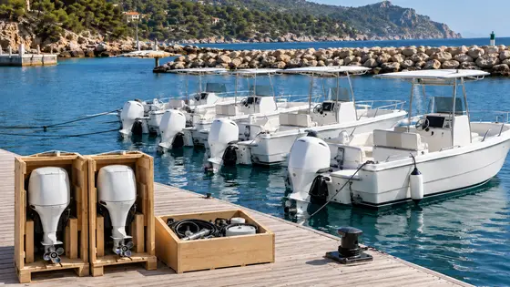 Marina Rental Fleet Outboards for a Boat-Rental Operator
